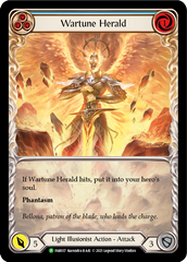 Wartune Herald (Blue Extended Art) [FAB037] (Promo)  Rainbow Foil | Total Play