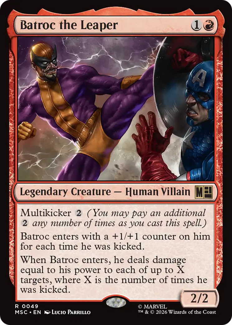 Batroc the Leaper [Marvel Super Heroes Commander] | Total Play