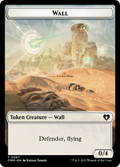 Wall // Kor Ally Double-Sided Token [Commander Masters Tokens] | Total Play