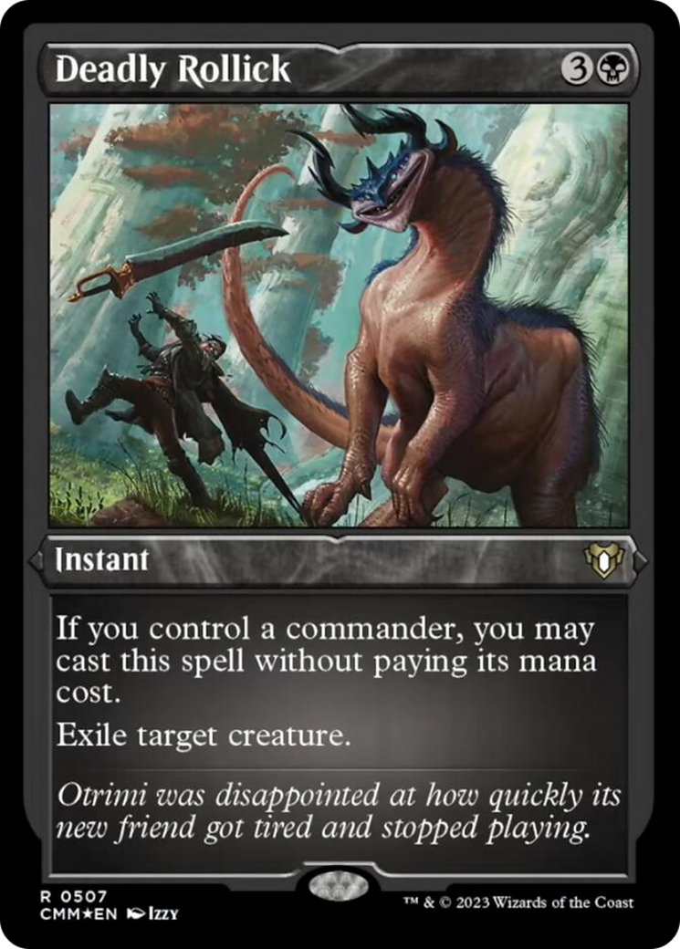 Deadly Rollick (Foil Etched) [Commander Masters] | Total Play