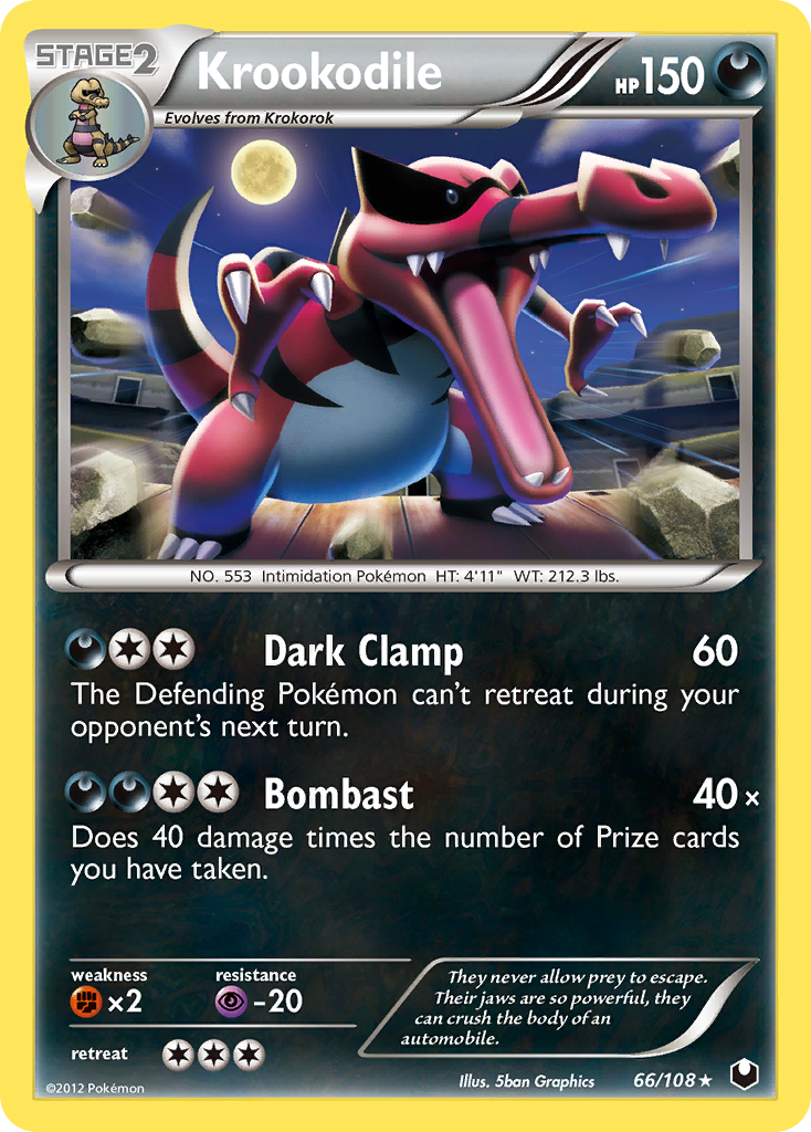 Krookodile (66/108) [Black & White: Dark Explorers] | Total Play