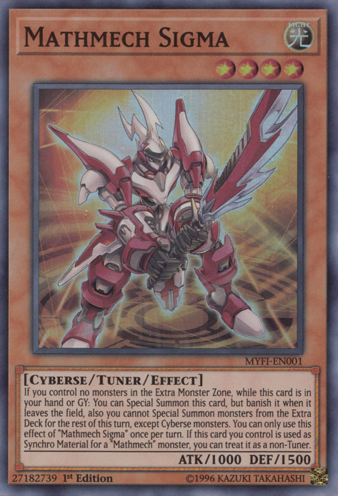 Mathmech Sigma [MYFI-EN001] Super Rare | Total Play