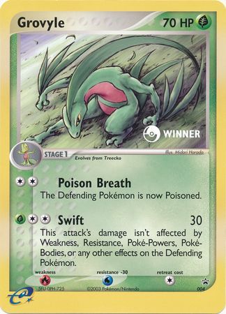 Grovyle (004) (Jumbo Card) [Nintendo: Black Star Promos] | Total Play