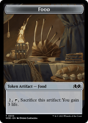 Mouse // Food (0010) Double-Sided Token [Wilds of Eldraine Tokens] | Total Play