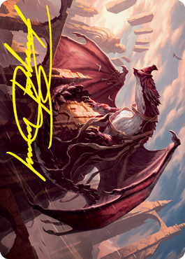 Velomachus Lorehold Art Card (Gold-Stamped Signature) [Strixhaven: School of Mages Art Series] | Total Play