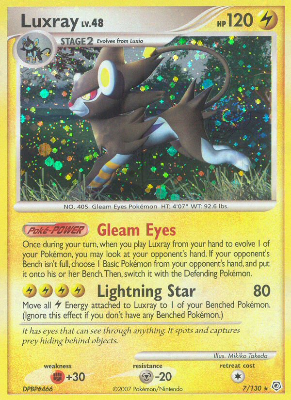 Luxray (7/130) [Diamond & Pearl: Base Set] | Total Play