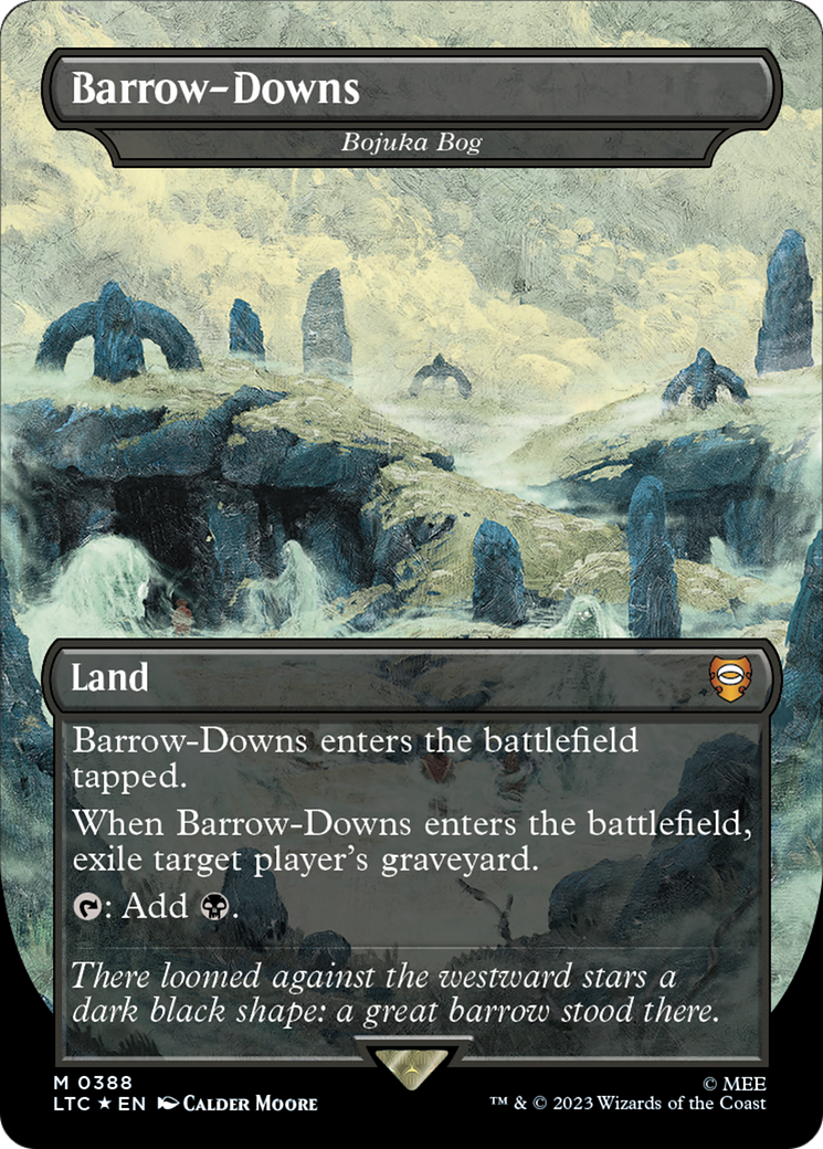 Barrow-Downs - Bojuka Bog (Surge Foil Realms and Relics) [The Lord of the Rings: Tales of Middle-Earth Commander] | Total Play