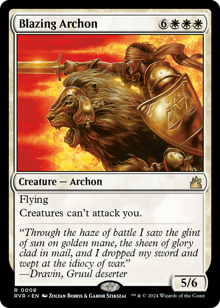 Blazing Archon [Ravnica Remastered] | Total Play