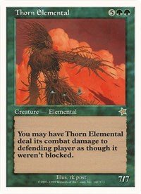 Thorn Elemental (Oversized) [Oversize Cards] | Total Play