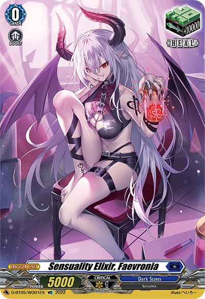 Sensuality Elixir, Faevronia (D-BT05/WO01EN) [Triumphant Return of the Brave Heroes] | Total Play