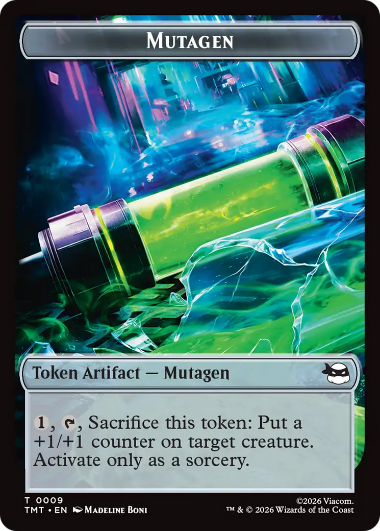 Copy // Mutagen Double-Sided Token [Teenage Mutant Ninja Turtles Tokens] | Total Play