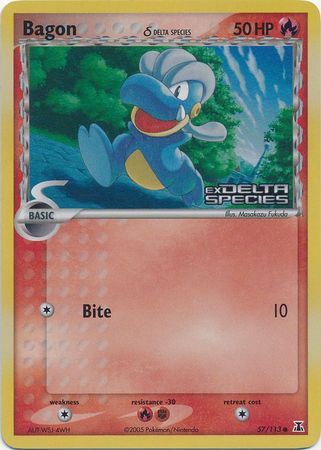 Bagon (57/113) (Delta Species) (Stamped) [EX: Delta Species] | Total Play
