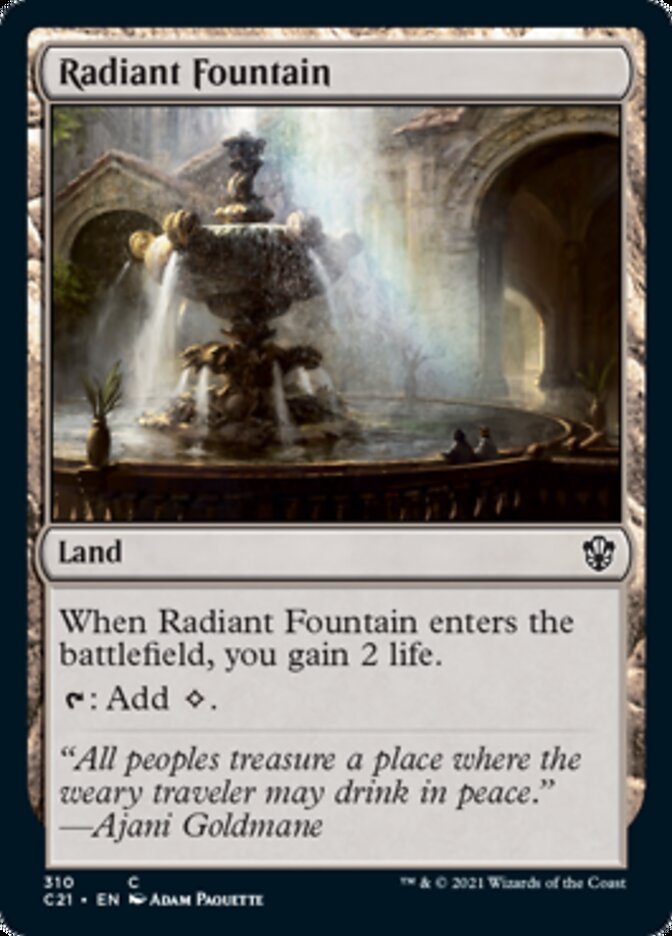 Radiant Fountain [Commander 2021] | Total Play