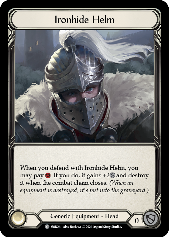 Ironhide Helm [MON241-CF] (Monarch)  1st Edition Cold Foil | Total Play