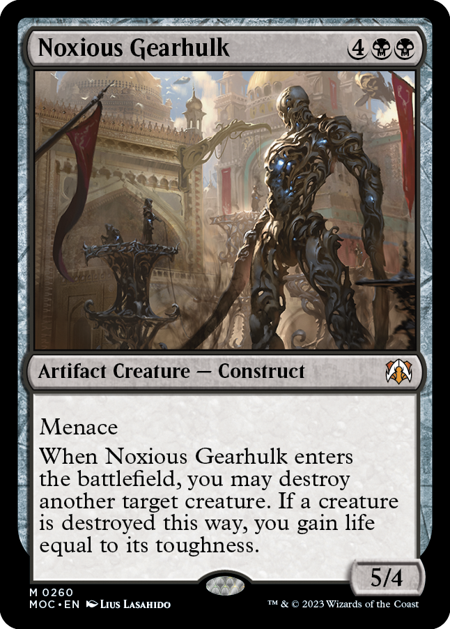 Noxious Gearhulk [March of the Machine Commander] | Total Play