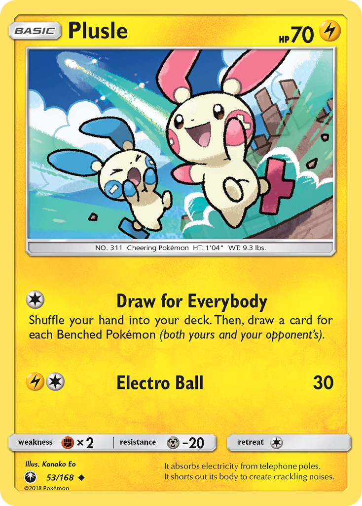 Plusle (53/168) [Sun & Moon: Celestial Storm] | Total Play