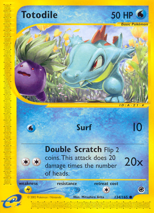 Totodile (134/165) [Expedition: Base Set] | Total Play