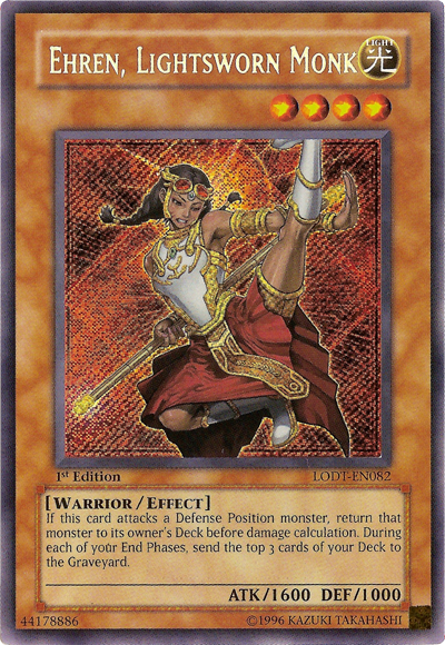 Ehren, Lightsworn Monk [LODT-EN082] Secret Rare | Total Play