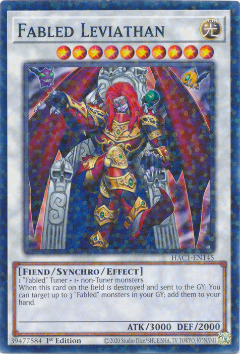 Fabled Leviathan (Duel Terminal) [HAC1-EN145] Common | Total Play