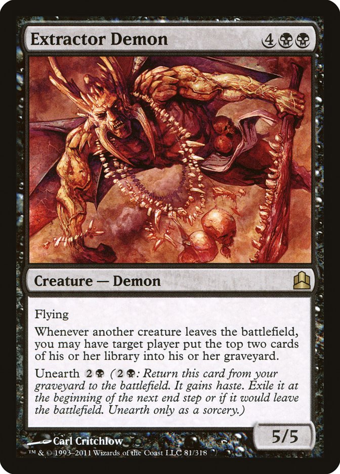 Extractor Demon [Commander 2011] | Total Play