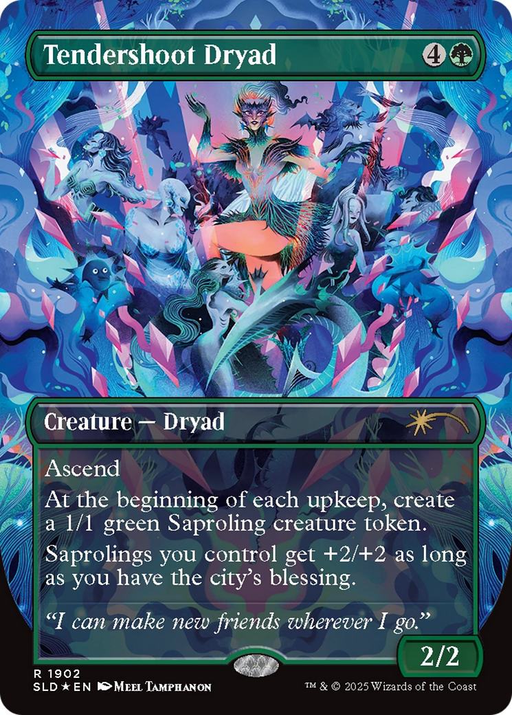 Tendershoot Dryad (Double Rainbow Foil) [Secret Lair Drop Series] | Total Play
