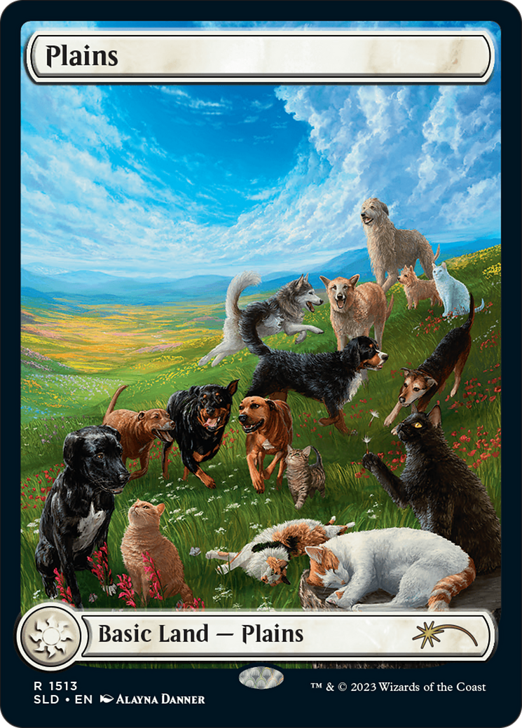 Plains (1513) [Secret Lair Commander Deck: Raining Cats and Dogs] | Total Play