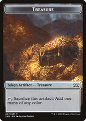 Angel // Treasure Double-Sided Token [Double Masters Tokens] | Total Play