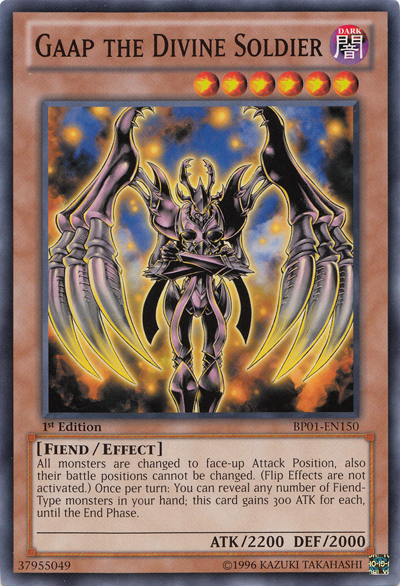 Gaap the Divine Soldier [BP01-EN150] Common | Total Play