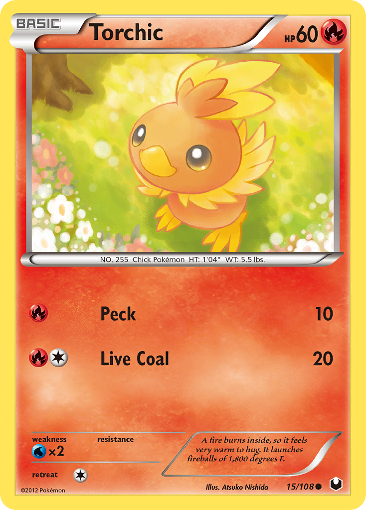Torchic (15/108) [Black & White: Dark Explorers] | Total Play