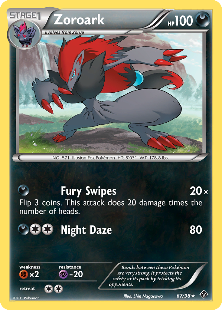 Zoroark (67/98) [Black & White: Emerging Powers] | Total Play
