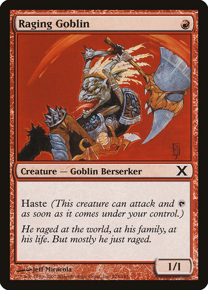 Raging Goblin [Tenth Edition] | Total Play
