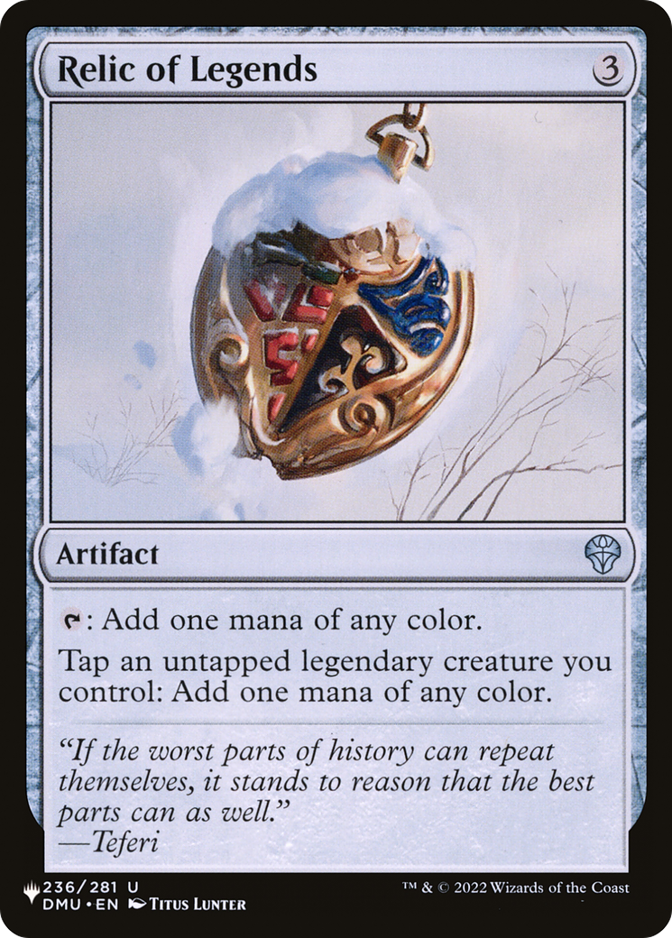 Relic of Legends [The List Reprints] | Total Play