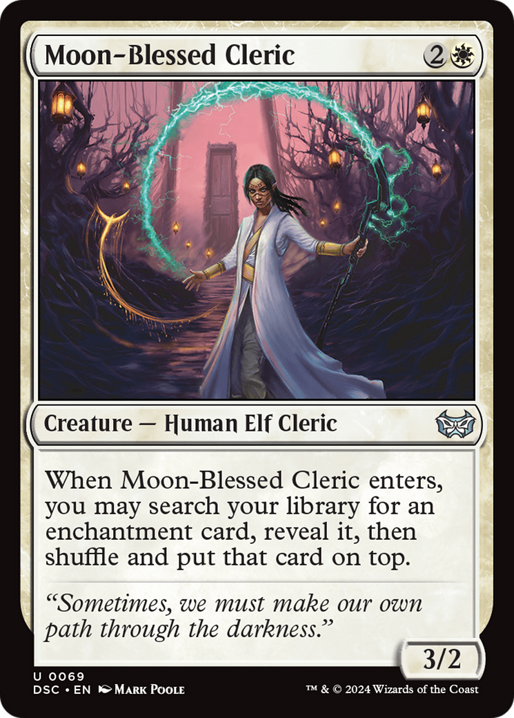 Moon-Blessed Cleric [Duskmourn: House of Horror Commander] | Total Play