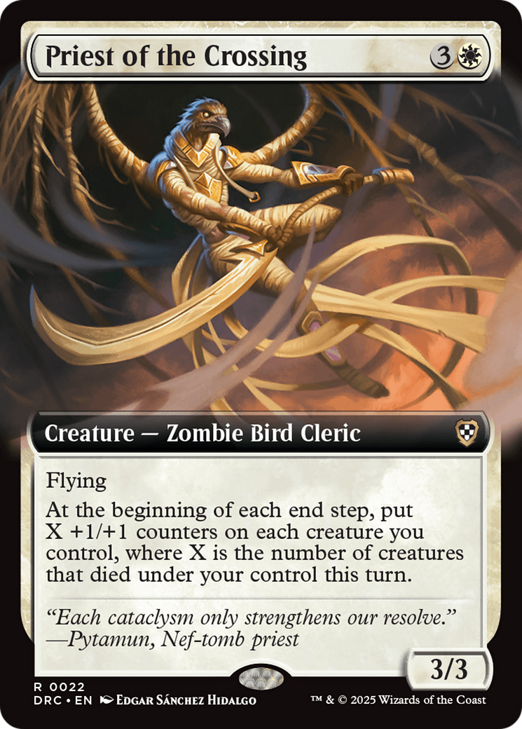 Priest of the Crossing (Extended Art) [Aetherdrift Commander] | Total Play