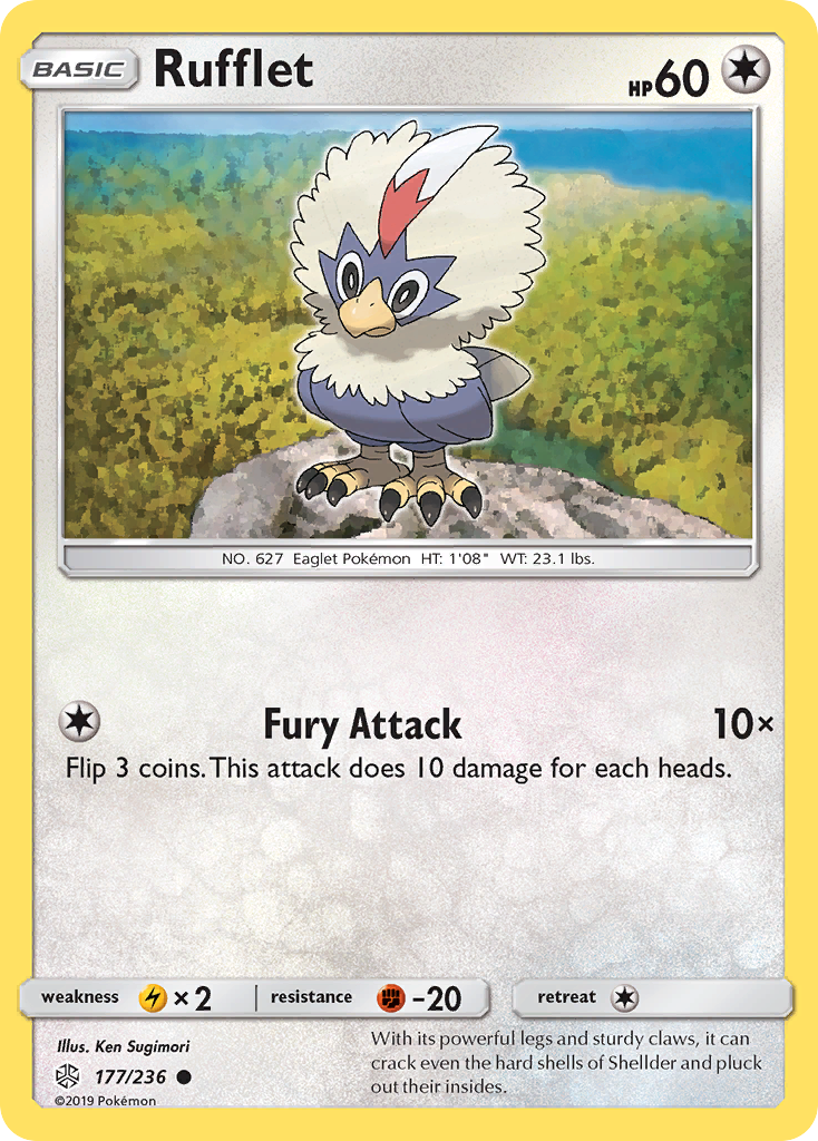 Rufflet (177/236) [Sun & Moon: Cosmic Eclipse] | Total Play