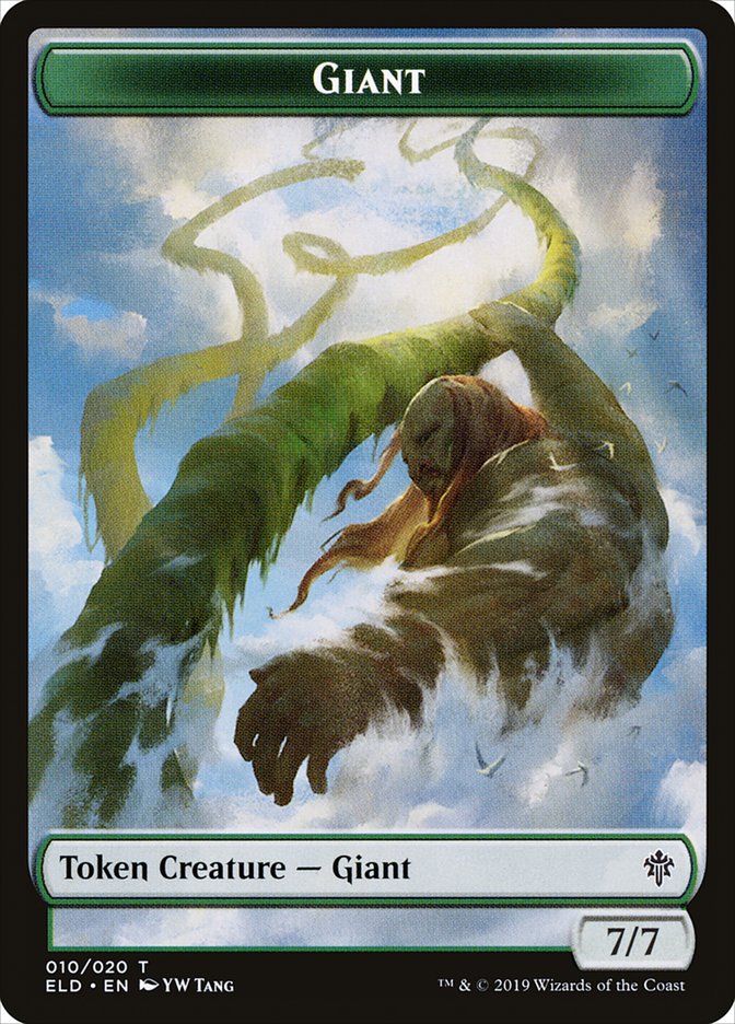 Giant Token [Throne of Eldraine Tokens] | Total Play