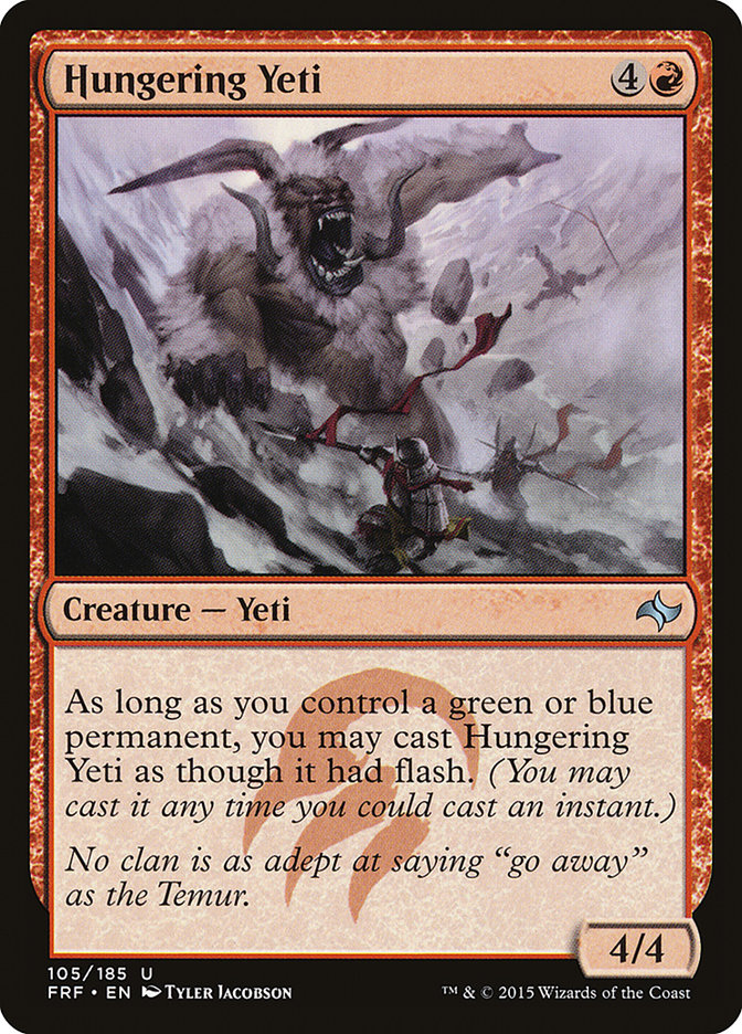 Hungering Yeti [Fate Reforged] | Total Play