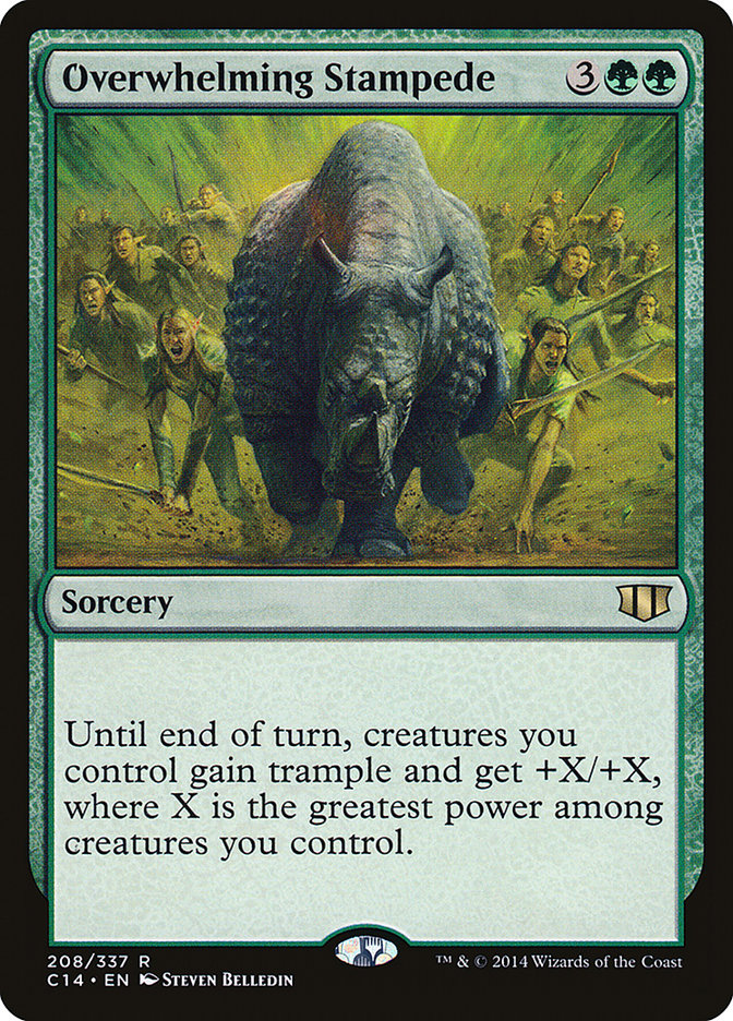 Overwhelming Stampede [Commander 2014] | Total Play