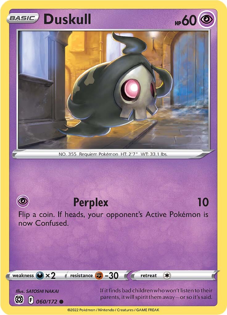 Duskull (060/172) [Sword & Shield: Brilliant Stars] | Total Play