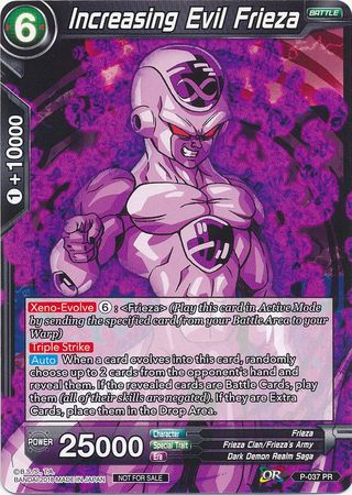 Increasing Evil Frieza (P-037) [Promotion Cards] | Total Play