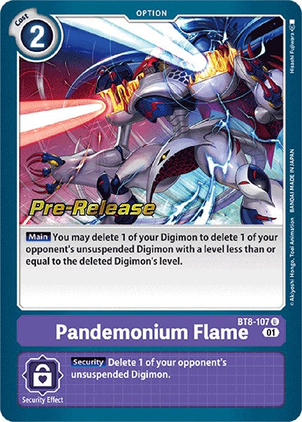 Pandemonium Flame [BT8-107] [New Awakening Pre-Release Cards] | Total Play