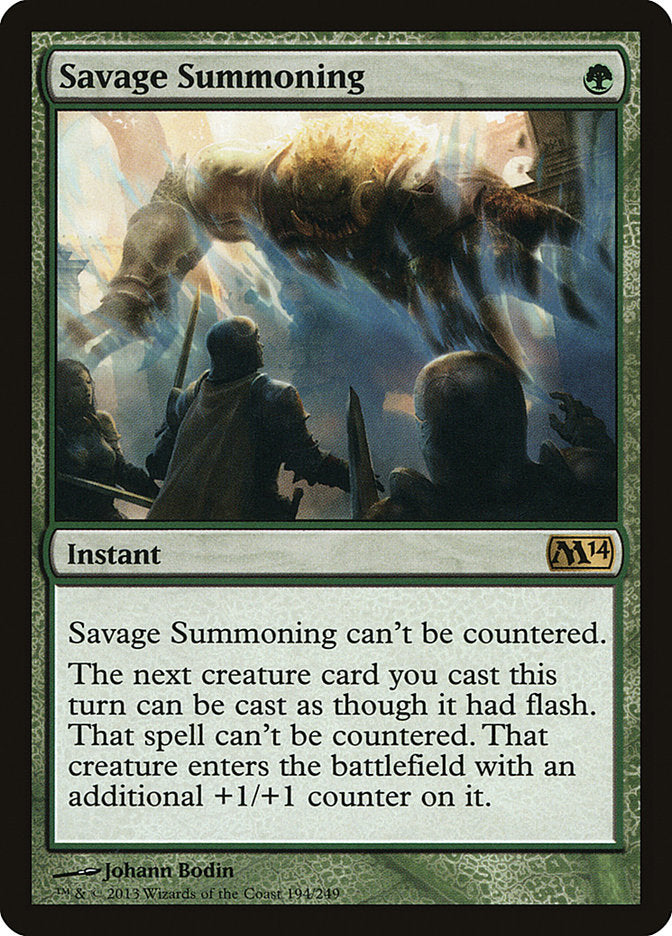 Savage Summoning [Magic 2014] | Total Play