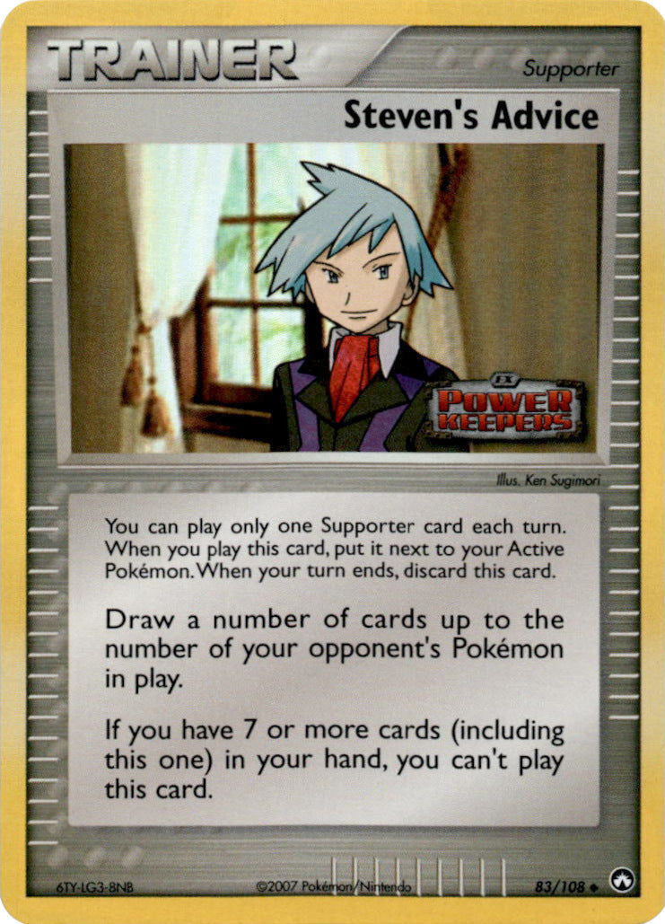 Steven's Advice (83/108) (Stamped) [EX: Power Keepers] | Total Play