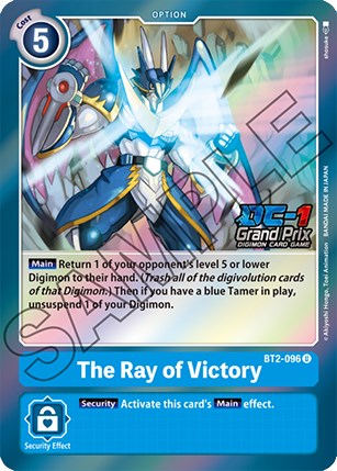 The Ray of Victory [BT2-096] (DC-1 Grand Prix) [Release Special Booster Promos] | Total Play