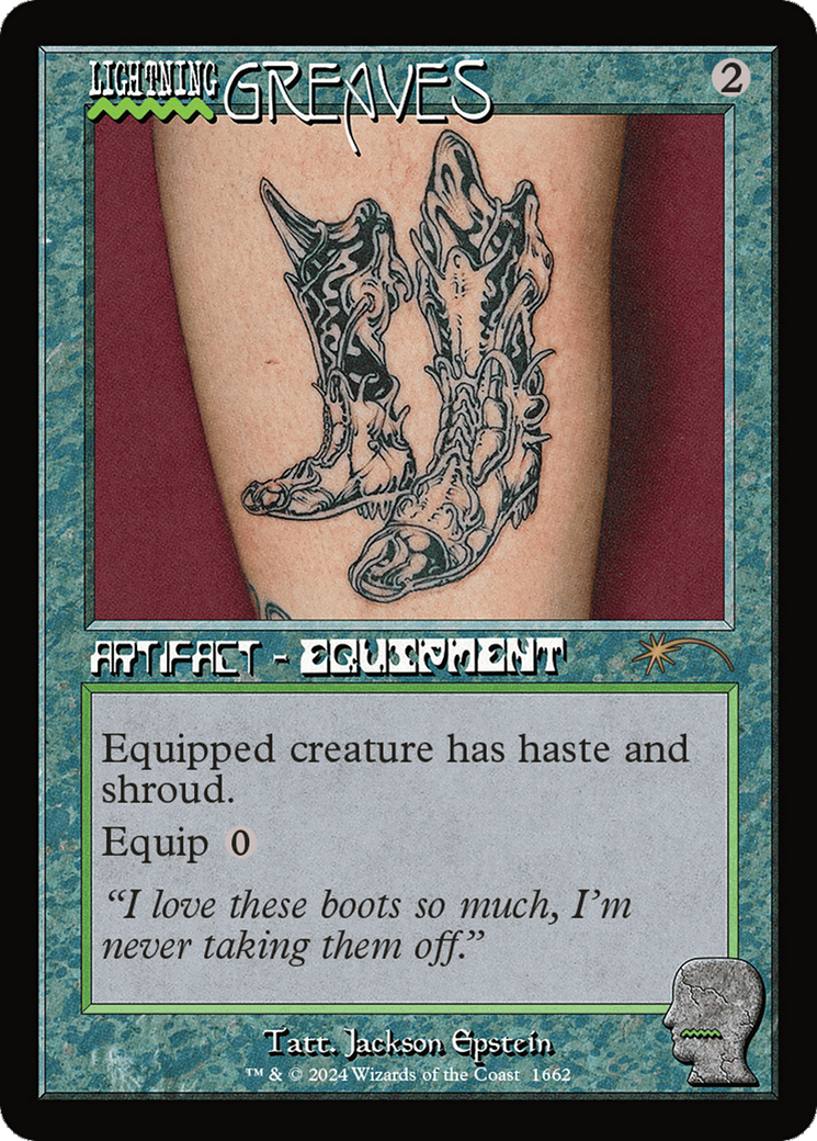 Lightning Greaves (1662) (Rainbow Foil) [Secret Lair Drop Series] | Total Play