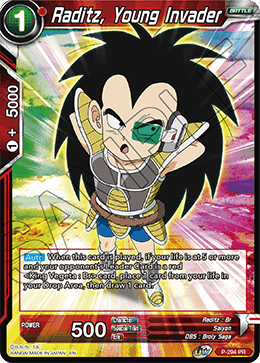 Raditz, Young Invader (P-294) [Tournament Promotion Cards] | Total Play