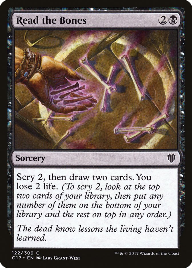 Read the Bones [Commander 2017] | Total Play