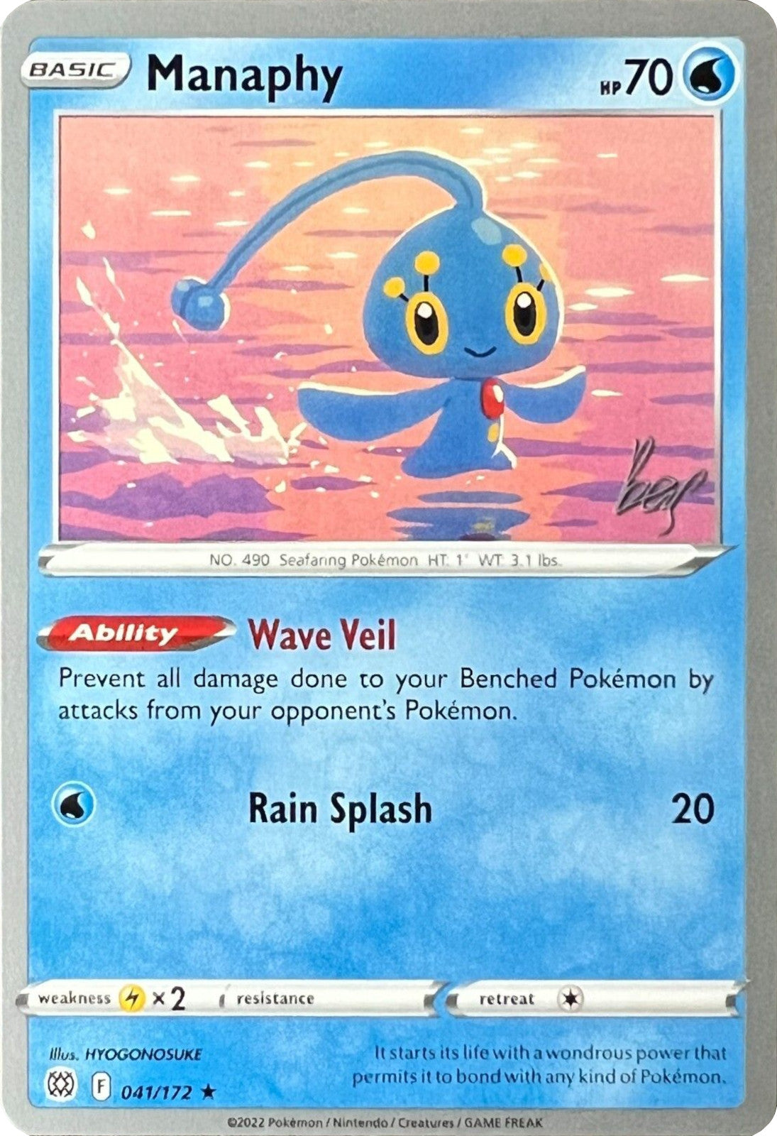 Manaphy (041/172) (Cheryl Again - Sebastian Lashmet) [World Championships 2022] | Total Play
