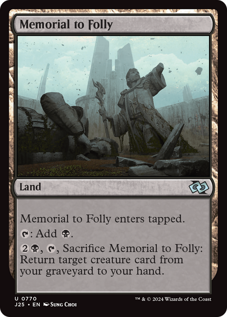 Memorial to Folly [Foundations Jumpstart] | Total Play