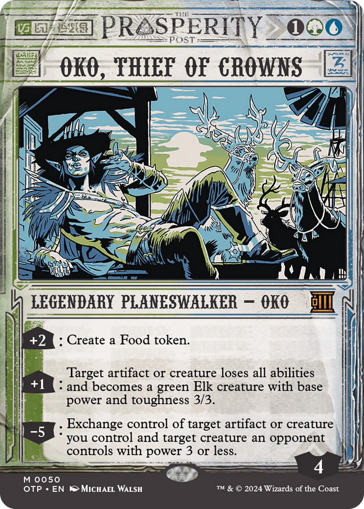 Oko, Thief of Crowns [Outlaws of Thunder Junction: Breaking News] | Total Play